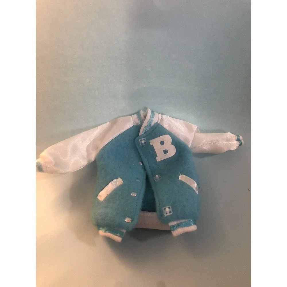Barbie Matchin‎ Styles Fashion Ave Letterman Varsity blue Jacket #172 only